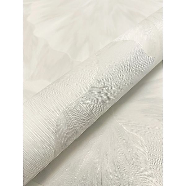 Newroom Vliestapete Petricca Weiß Blumen Natur Strukturiert FSC® günstig online kaufen