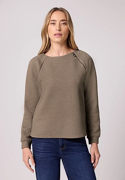 STREET ONE Langarmshirt mit U-Boot-Ausschnitt günstig online kaufen