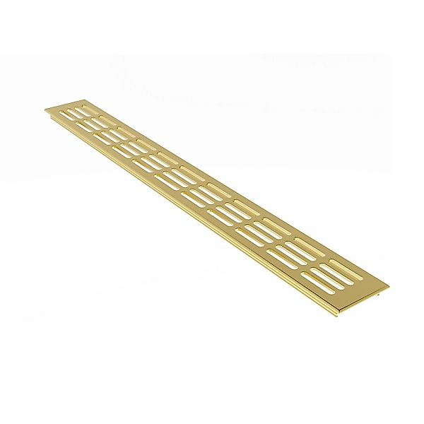 MS Beschläge Lüftungsgitter 60 x 1200 mm Aluminium Gold Eloxiert günstig online kaufen