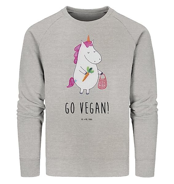 Mr. & Mrs. Panda Longpullover Größe M Einhorn Vegan - Heather Grey - Gesche günstig online kaufen