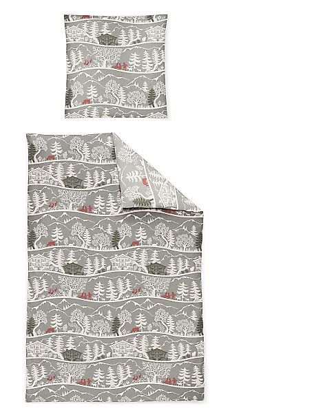 Irisette Bettwäsche "Koala 8415" 2 Stk. tlg. kuschelig weiche Winterbettwäs günstig online kaufen