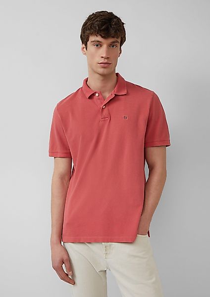 s.Oliver Kurzarmshirt Poloshirt mit kleinem Labelpatch günstig online kaufen