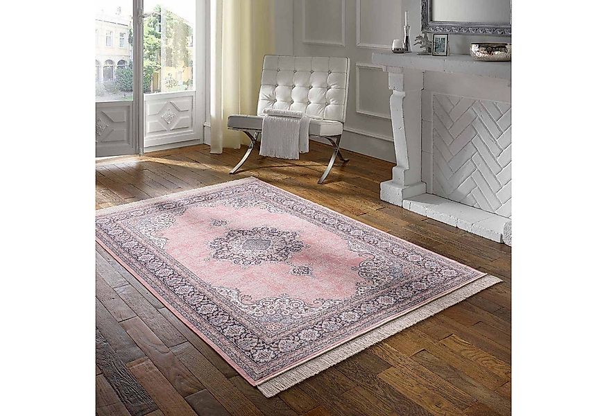 TaraCarpet Teppich Palazzo Royal Vintage Medaillon, rechteckig, Höhe: 6 mm, günstig online kaufen