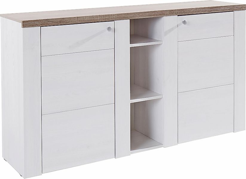 Home affaire Sideboard "Larona, zeitlose Kommode mit 2 Türen, Türkommode, B günstig online kaufen