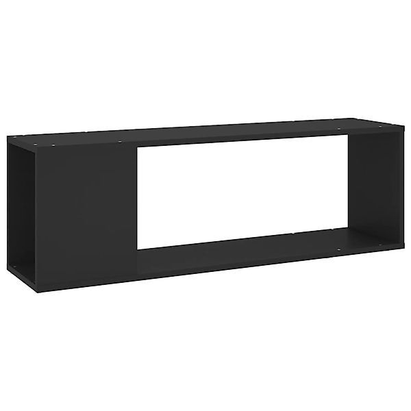 Tv-schrank Schwarz 100x24x32 Cm Spanplatte günstig online kaufen