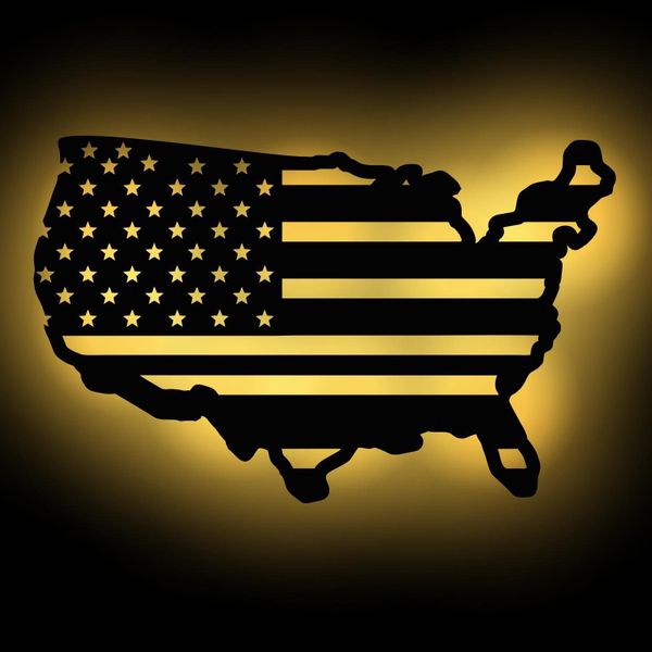 Namofactur LED Dekolicht USA Flagge Wanddeko günstig online kaufen