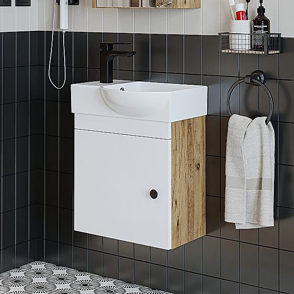 Roomart Badmöbel-Set PUNTO-SET, (Badmöbelset Unterschrank mit günstig online kaufen