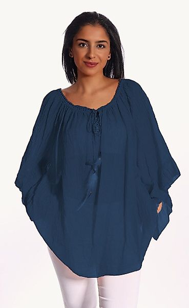 Charis Moda Tunika Bluse dreiviertelarm mit günstig online kaufen