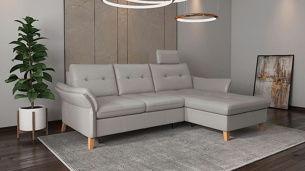 sit&more Ecksofa "Göteborg", Sitztiefenverstellung und Federkern, wahlweise günstig online kaufen