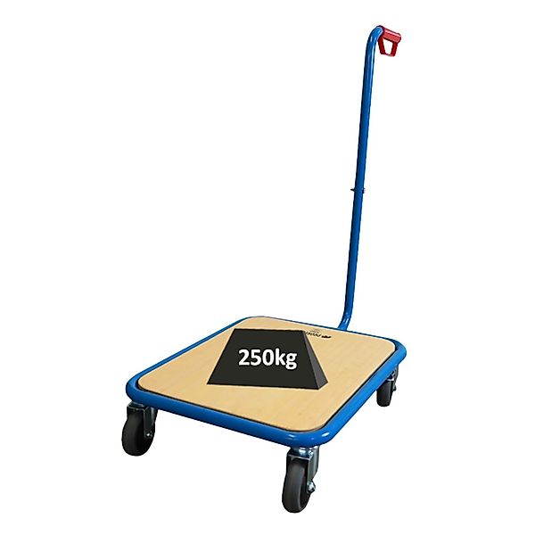 PROREGAL Profi Griffroller HxBxT 96x50x60cm Traglast 250kg Lichtblau Plattf günstig online kaufen