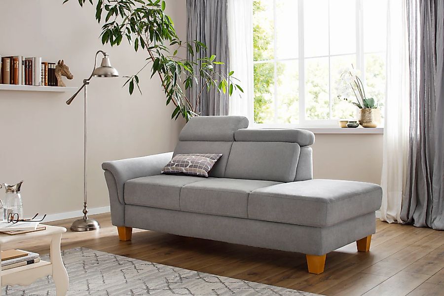 Home affaire Recamiere "Conville" incl. Kopfteilverstellung, Federkern, wah günstig online kaufen