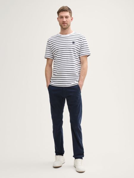 Tom Tailor Herren Chinohose TAPERED CHINO - Mid Waist - Tapered Fit günstig online kaufen