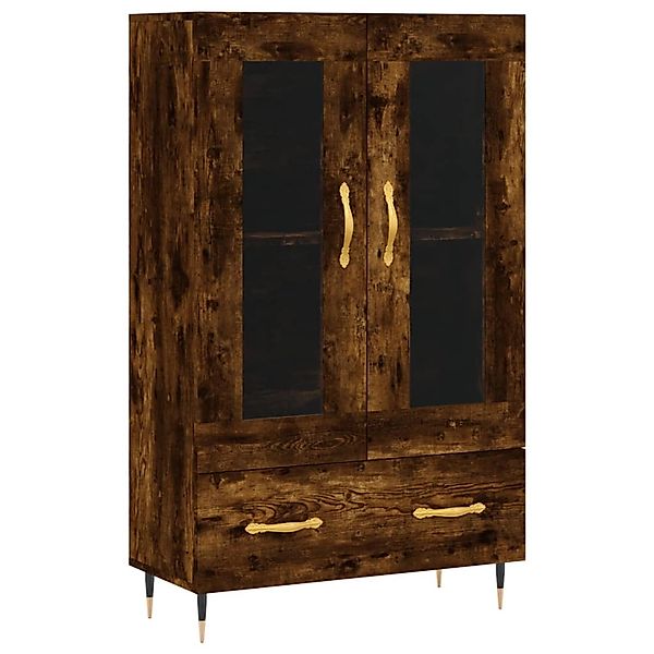 vidaXL Highboard Räuchereiche 69,5x31x115 cm Holzwerkstoff 828281 günstig online kaufen