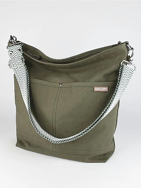 sanumi Umhängetasche Canvas Hobobag günstig online kaufen