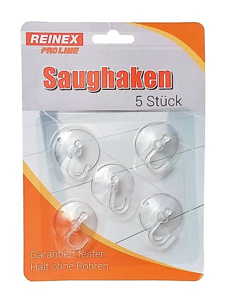 Reinex Handtuchhaken 5 SAUGHAKEN Ø3cm Haken günstig online kaufen