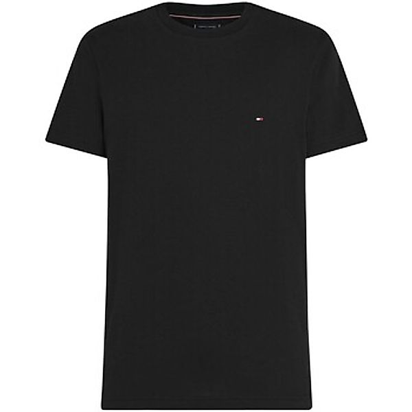 Tommy Hilfiger T-Shirt ESSENTIAL REG FIT SOLID TEE mit Stickerei und Rundha günstig online kaufen