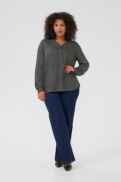 KAFFE Curve Langarmbluse Langarm-Bluse KCsida Große Größen günstig online kaufen