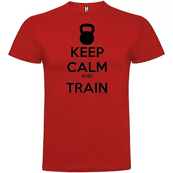 Kruskis Keep Calm And Train Kurzärmeliges T-shirt XL Red günstig online kaufen