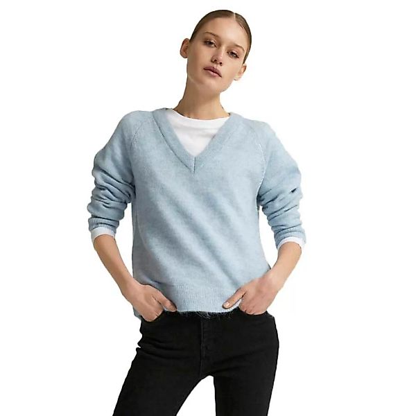 Selected Lulu V-ausschnitt Sweater M Cashmere Blue günstig online kaufen