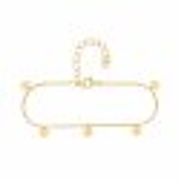 Armband 925 Silber vergoldet Anhänger Kleeblatt günstig online kaufen