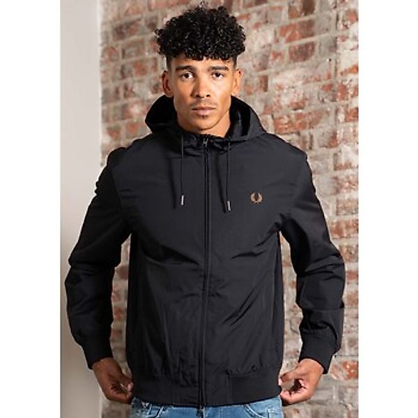 Fred Perry  Daunenjacken The hooded brentham jacket - black günstig online kaufen
