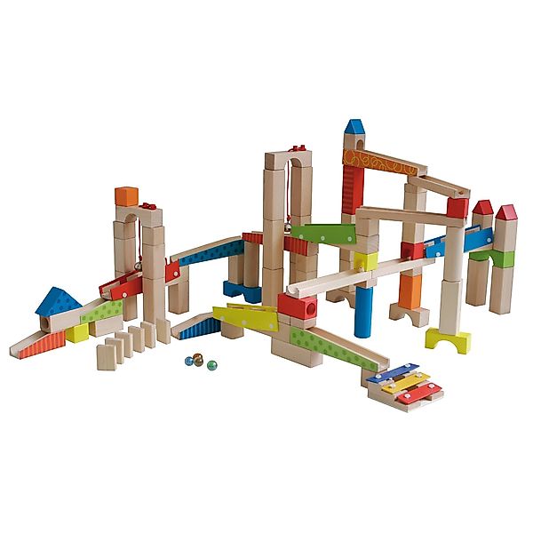 roba® Kugelbahn Motorikspielzeug variabel aufbaubar, (100-tlg), günstig online kaufen