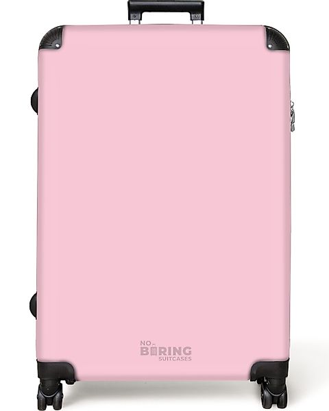 NoBoringSuitcases.com© Hartschalen-Trolley Pastellrosa 77 cm - günstig online kaufen