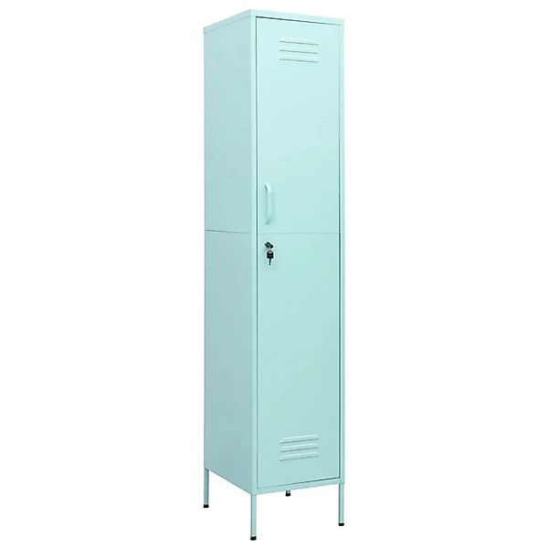 vidaXL Spind Schließfachschrank Minzgrün 35x46x180 cm Stahl günstig online kaufen