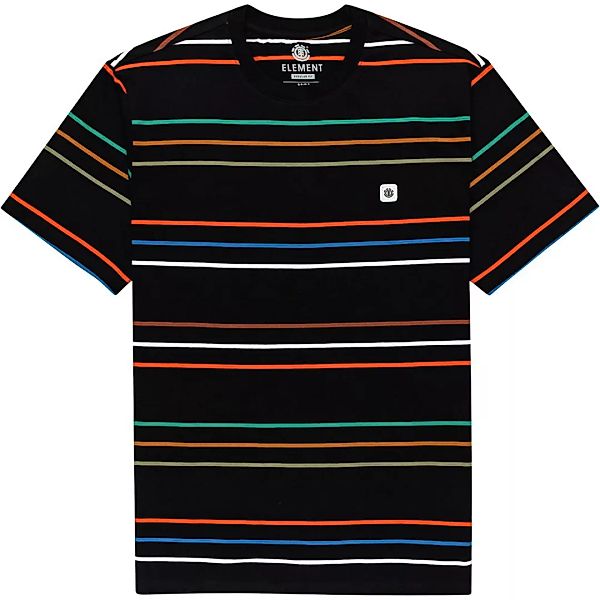 Element Hovden Stripes Kurzärmeliges T-shirt XS Flint Black günstig online kaufen