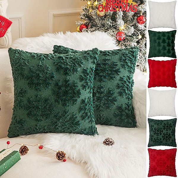 Sunicol Kissenbezug Shaggy Plüsch Pailletten Kissenbezug, günstig online kaufen