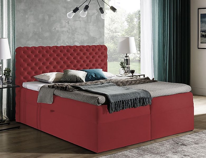 99rooms Boxspringbett Dustin (Schlafzimmerbett, Bett), mit günstig online kaufen