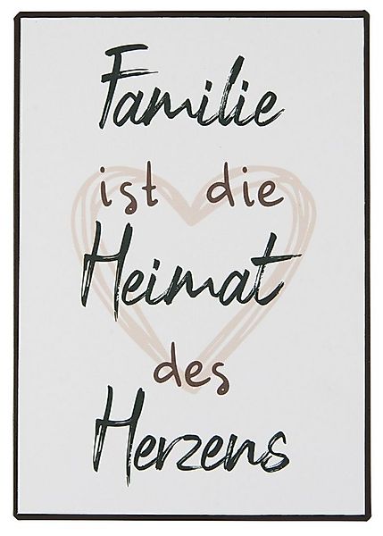 Ib Laursen Metallschild Ib Laursen Schild Blechschild Metallschild "Familie günstig online kaufen