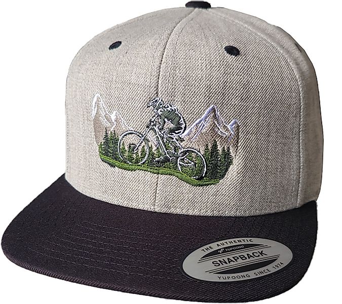 Baddery Snapback Cap Flexfit Outdoor Cap "Mountain Ride" - MTB Mountain-Bik günstig online kaufen