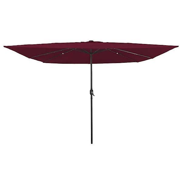 vidaXL Gartenparasol Rot und Schwarz 295 x 295 x 245 cm 42003664 günstig online kaufen