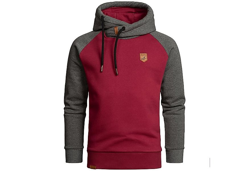 Amaci&Sons Kapuzenpullover FONTANA Kapuzenpullover mit Kontrast günstig online kaufen