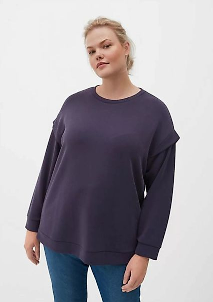 TRIANGLE Sweatshirt Scubashirt im Layering-Look Blende günstig online kaufen