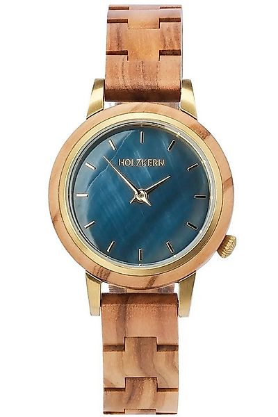Holzkern Quarzuhr Quarz Antrim Olive/Perlmutt günstig online kaufen