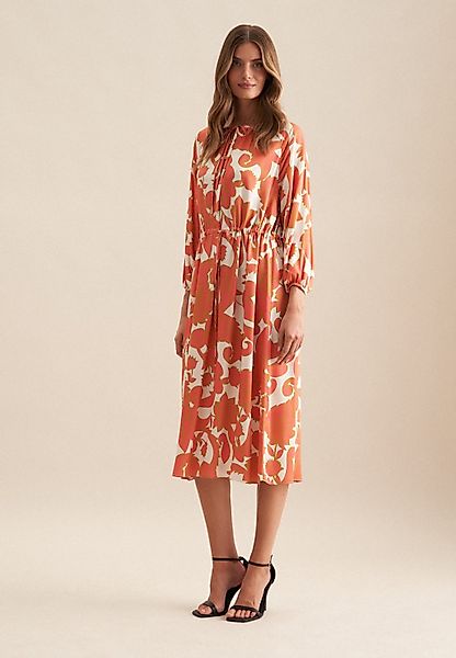 seidensticker Sommerkleid "Schwarze Rose" 7/8 Rundhals Paisley günstig online kaufen