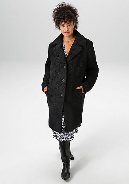 Aniston PLUS Fellimitatjacke in Plüsch-Optik günstig online kaufen