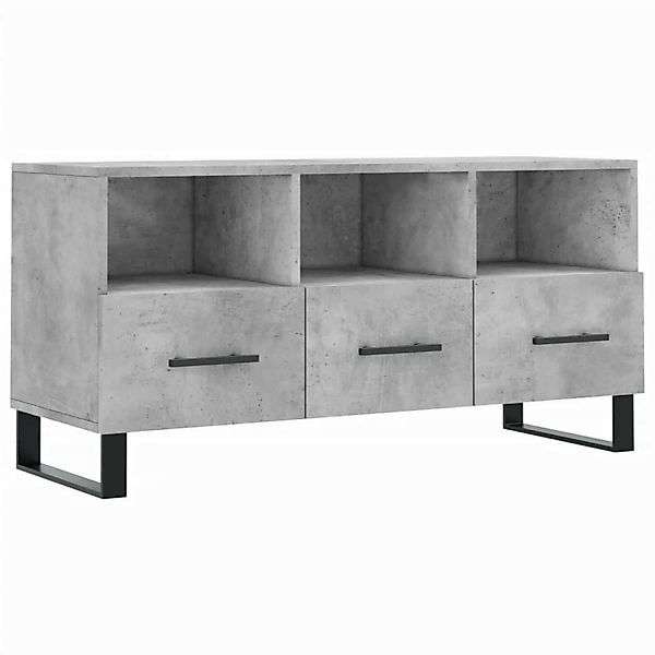 VidaXL TV-Schrank Betongrau 102x36x50 cm Holzwerkstoff  Modell 6 günstig online kaufen