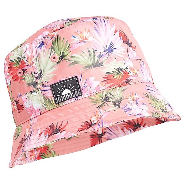 Superdry Bucket Hut M-L Brushed Pink Palm günstig online kaufen