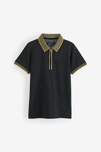Next Poloshirt Kurzärmeliges Polohemd mit Reißverschluss (1-tlg) günstig online kaufen