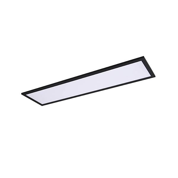 Lindby LED Deckenleuchte LED Panel Enhife 10023730 Modern in Schwarz 1-flam günstig online kaufen