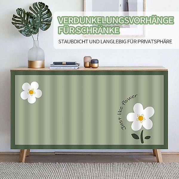 Refttenw Gardine Schrank Vorhang, Schrankvorhänge Selbstklebend günstig online kaufen