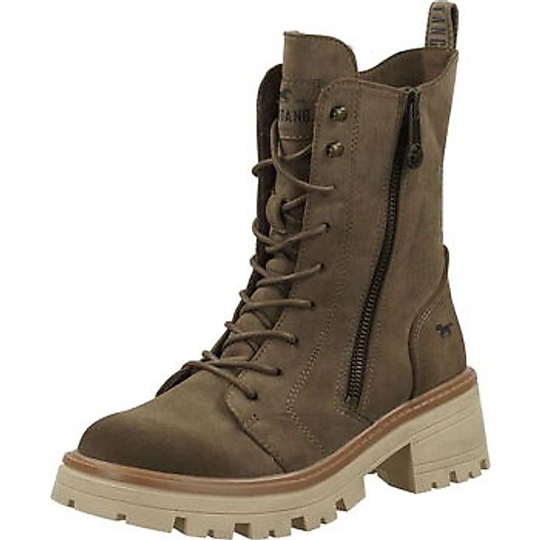 Mustang Shoes Schnürstiefelette "Mustang Shoes Stiefelette Lederimitat" günstig online kaufen
