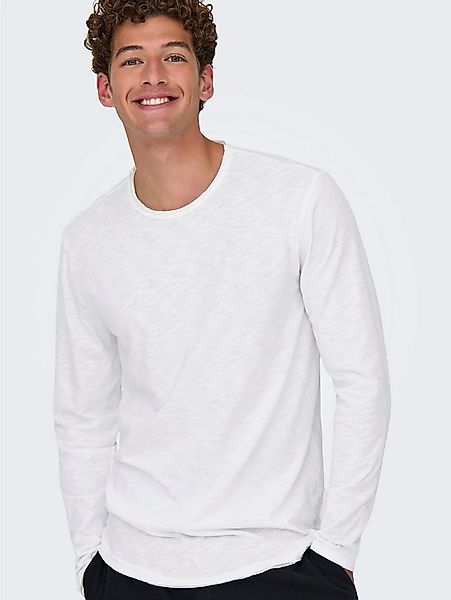 ONLY & SONS Langarmshirt ONSBENNE LONGY LS TEE VD günstig online kaufen