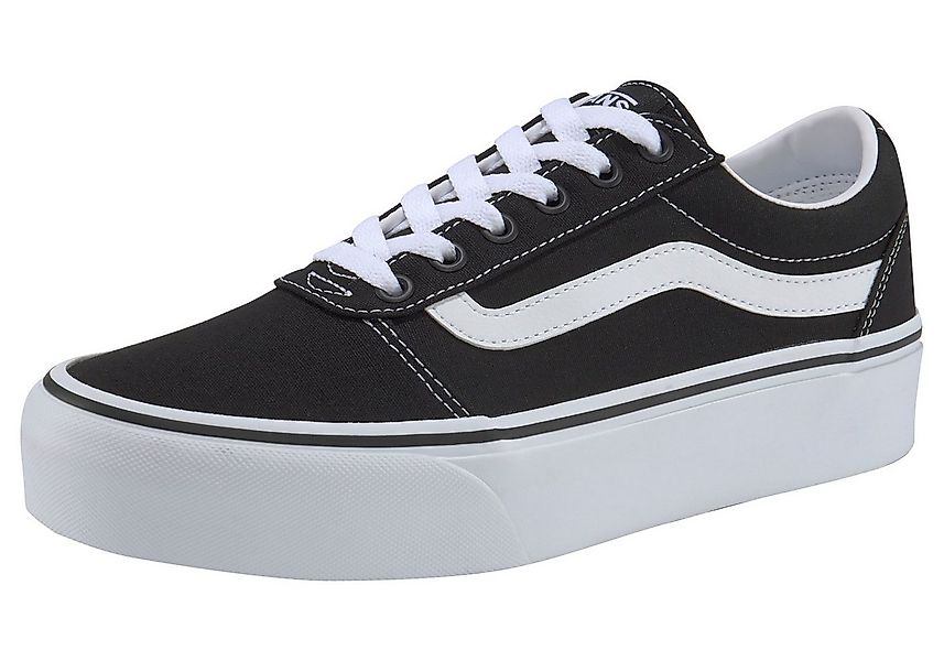 Vans Ward Platform Plateausneaker aus textilem Canvas-Material günstig online kaufen