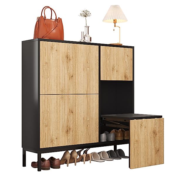 HAUSS SPOLE Schuhschrank mit Hocker, Schuhregal günstig online kaufen