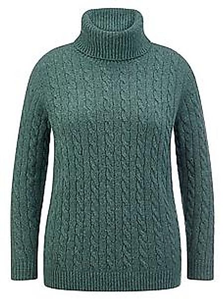 Rollkragen-Pullover Anna Aura türkis günstig online kaufen