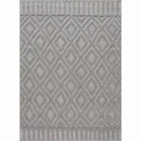 carpet city® In- & Outdoor-Teppich Santorini 58377 Grau grau Gr. 80 x 150 günstig online kaufen